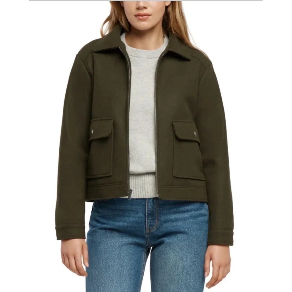 Banana Republic Women's Full Front Zip Jacket Green Size XL NWT - Picture 6 of 10